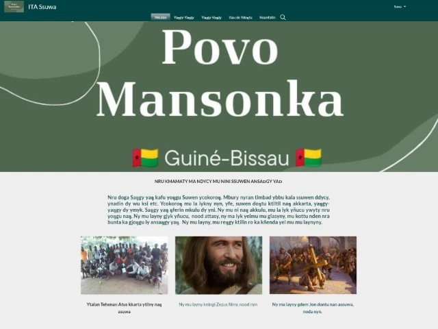 Website mansonka página inicial