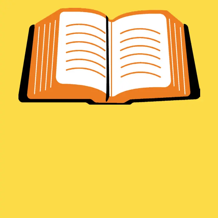 Ícone livro com texto