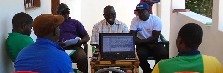 Durante Teste em Cacheu