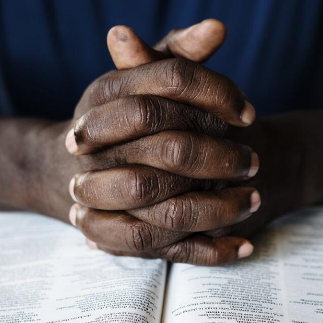 Mãos em oracão Mãos em oracão